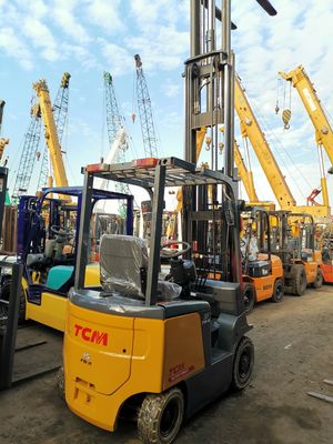 Second Hand Tcm Electric Forklift 1.5 Ton with Routine Fork Length and 1500 kg Weight
