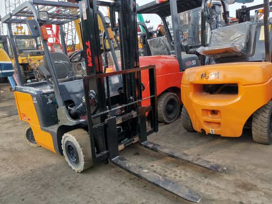 TCM FB25-7 Electric Battery Forklift with 1.5-4.0 Ton Capacity and Routine Fork Width