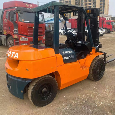 Used TOYOTA FD40.4 ton Forklift With 2 Stages Mast 3m 4meters 4.5m Weight KG 4000 kg