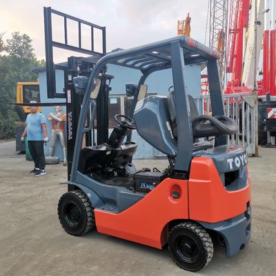 Routine Fork Width 1.5 Ton Diesel Toyota FD15 Forklift with 2 Stage 3 Meters in Shanghai