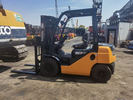 2 Ton Toyota Forklift with 3 Stage Mast Side Shift Toyota Seat 4.5m Lifting Height