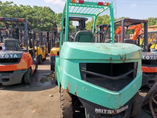 Used Mitsubishi 5.5 Ton Diesel Forklift in Good Condition Japan Original Shanghai