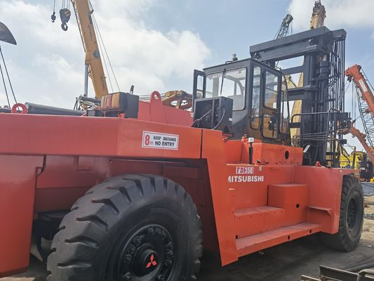 35t Mitsubishi FD350 35 Ton Forklift for Building Material Shops Fork Length 3254mm