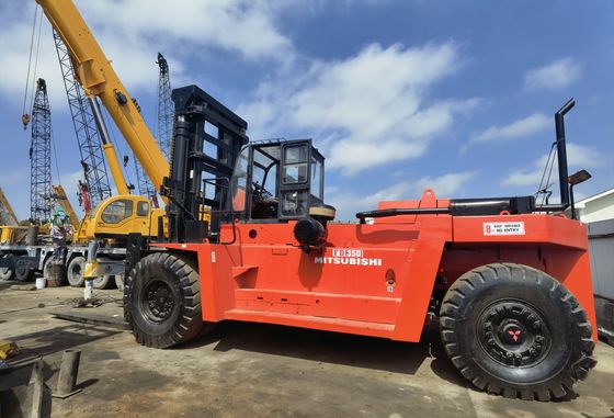 Used 35t Mitsubishi FD350 Forklift Truck for Building Material Shops 15-25 Tons Diesel