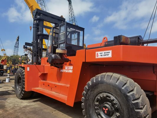 Used 35t Mitsubishi FD350 Forklift Truck for Building Material Shops 15-25 Tons Diesel