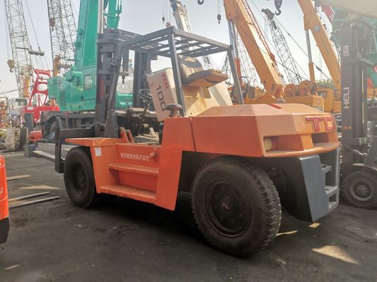 FD100 TCM Forklift 10 Ton in Good Condition with Diesel Engine and Routine Fork Width