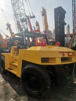 TCM FD100 10 ton Japan original forklift in good condition for home at discounted