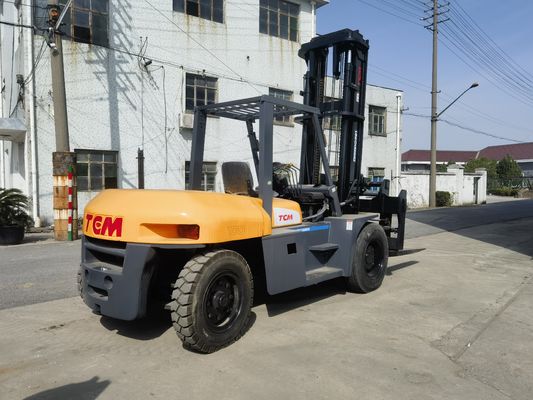 TCM FD100 10T Used Diesel Forklift 5m Mast 6 Meters High with Sideshift 10000 KG Weight