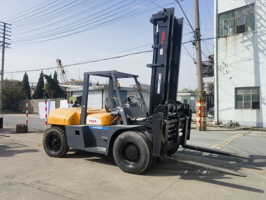 10 ton Diesel Forklift Japanese TCM Used FD100 Forklift with Fork Width Routine Discount