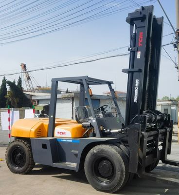 10 ton Diesel Forklift Japanese TCM Used FD100 Forklift with Fork Width Routine Discount