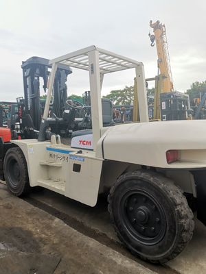 10 ton 3m Forklift Used TCM FD100 Forklift with Diesel Engine and Routine Fork Length