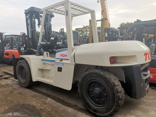 10 Ton TCM Forklift FD100 with Diesel Engine in Shanghai Japan Used and Garment Shops