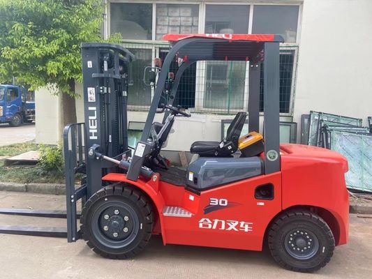 HELI 10Ton Diesel Forklift CPCD100 with Side Shift Fork Positioner in Shanghai Direct