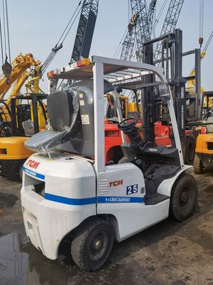Home 2.5 Ton Used Japan TCM FD25 T3C Diesel Forklift for Retail Restaurant Industries