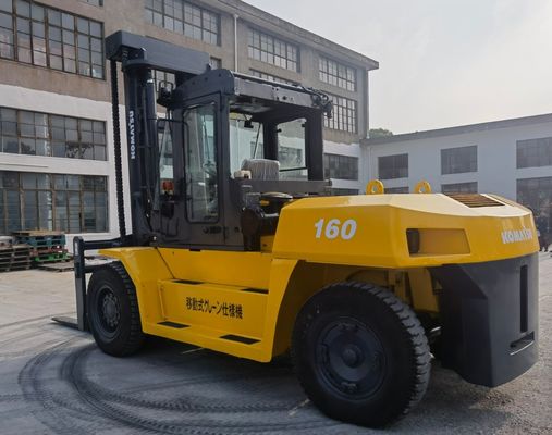 Komatsu FD160 16 Ton Diesel Forklift Secondhand Used Condition for Home Fork Width 1200mm
