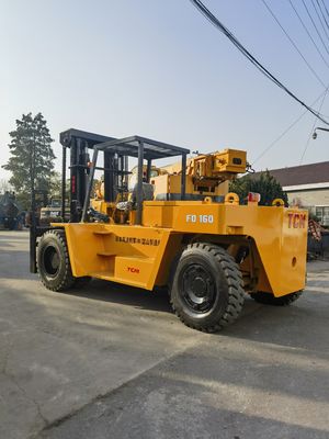 Fork Width Routine TCM FD160 Diesel Forklift 16TON Used with Printing Shops in Shanghai