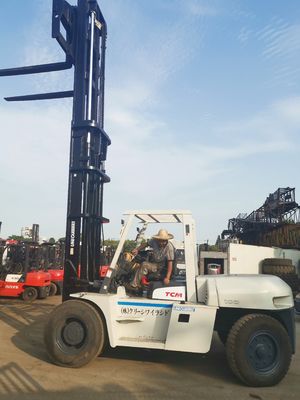 Secondhand TCM FD100 10Ton Diesel Forklift for Food Beverage Operations and Efficiency