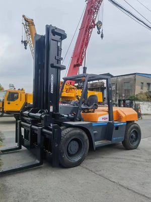 Weight KG 10000 kg Good Condition Tcm 10Ton Forklift FD100 Used Stacker Original Japan