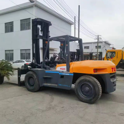Weight KG 10000 kg Good Condition Tcm 10Ton Forklift FD100 Used Stacker Original Japan