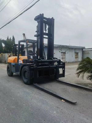 Weight KG 10000 kg Good Condition Tcm 10Ton Forklift FD100 Used Stacker Original Japan