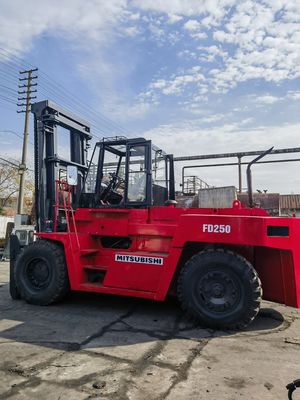 Experience Superior Performance with a 25 Ton Used Mitsubishi FD250 Diesel Forklift