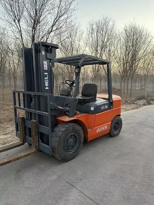 3-Stage Heli CPCD50 Used Forklift 5 Ton Capacity for Manufacturing Plant Cost Savings