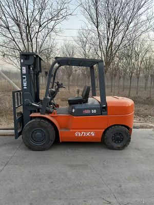 3-Stage Heli CPCD50 Used Forklift 5 Ton Capacity for Manufacturing Plant Cost Savings