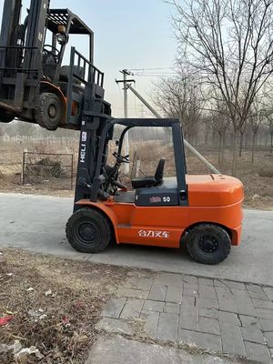 3-Stage Heli CPCD50 Used Forklift 5 Ton Capacity for Manufacturing Plant Cost Savings