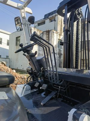 Used Japan TCM FD100 Diesel Forklift 10 Ton Warehouse Container Pallet Lifting Truck