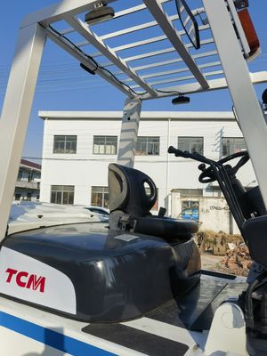 Used Japan TCM FD100 Diesel Forklift 10 Ton Warehouse Container Pallet Lifting Truck