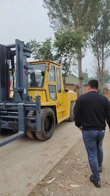 20 Ton TCM Forklift Original from Japan and Powered by Diesel Engine for Food Beverage