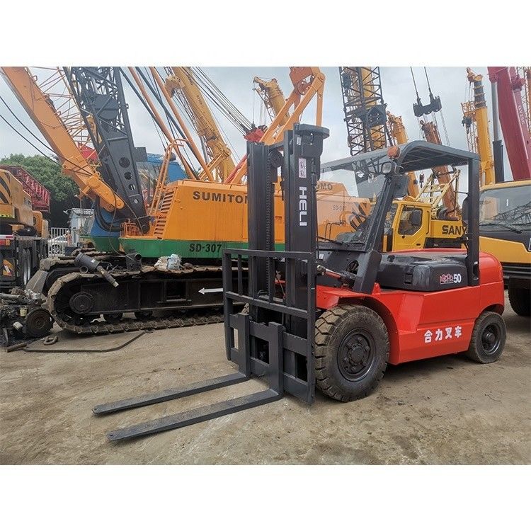 Used LONGHUA HELI50 5 t 3000lb cpqd30 Fork Length routine Indoor Dual Fuel Gasoline Gas Engine