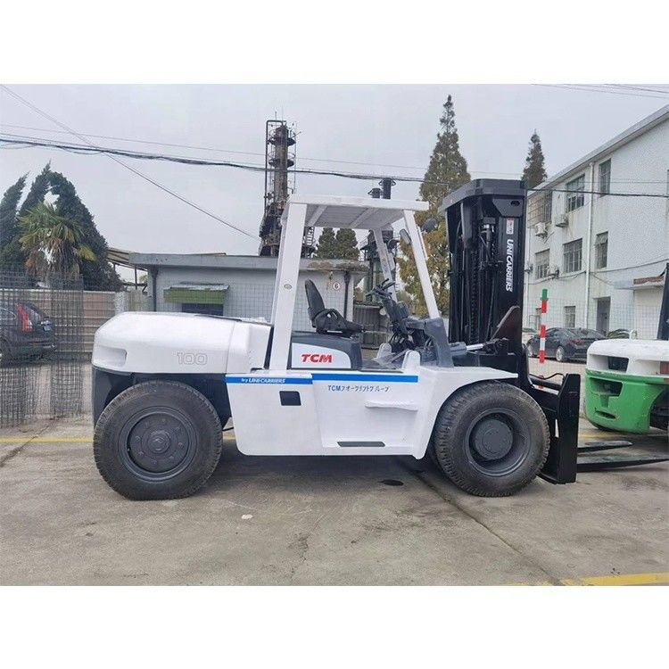 Used FD100 10T TCM Forklift Original from Japan Excellent at with Routine Fork Length