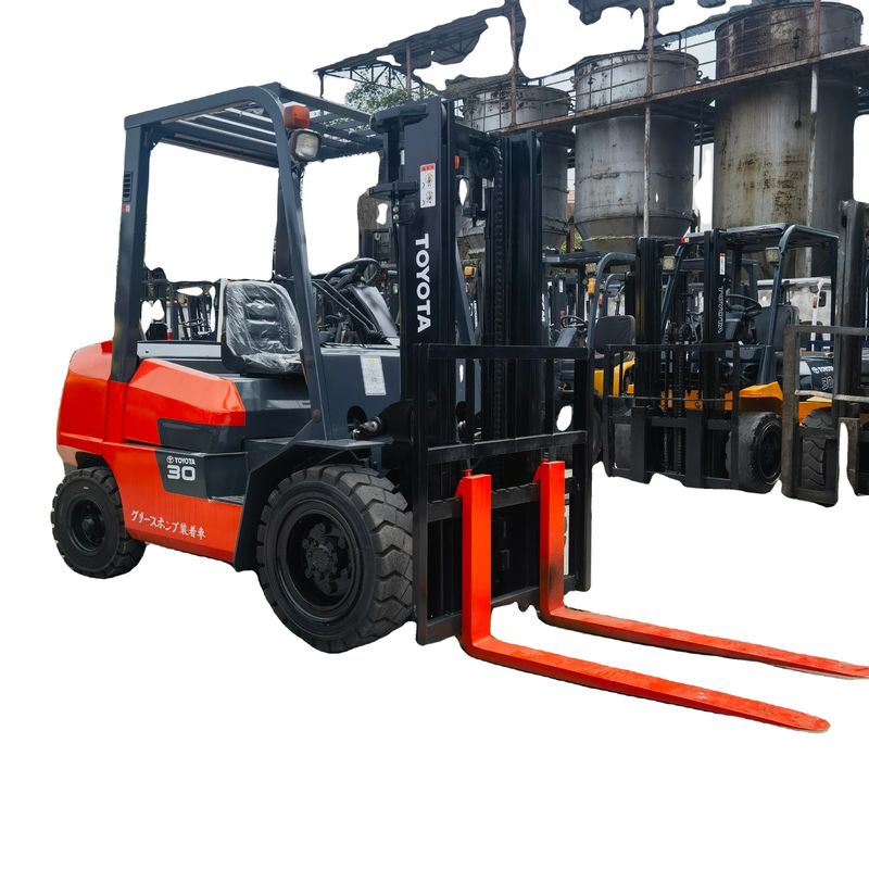 3T Diesel Forklift Toyota 7F30 8F30 for Farms Used ToyotaFDZN30 in Good Condition