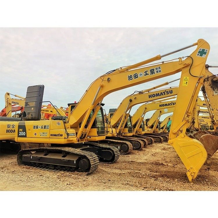 20 Ton Used Komatsu Pc200 Excavator-Second Hand Crawler Excavator 2001-4000 Hours