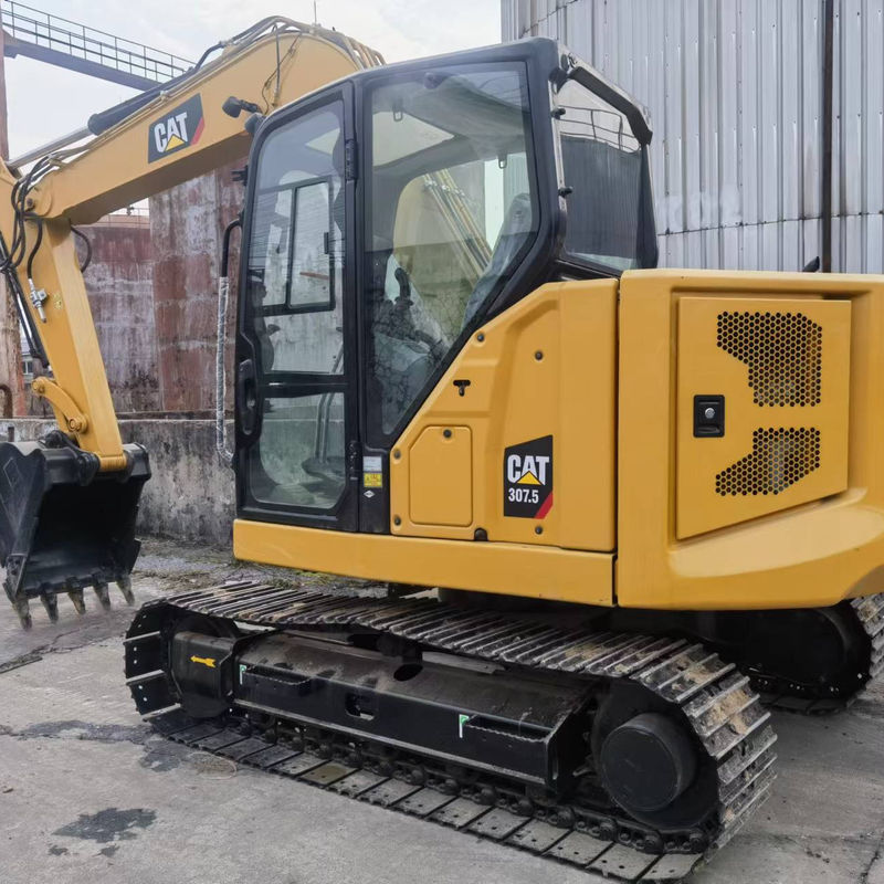 Used CAT 307.5 Excavator with Original Hydraulic Valve and Rubber Tracks from Japan