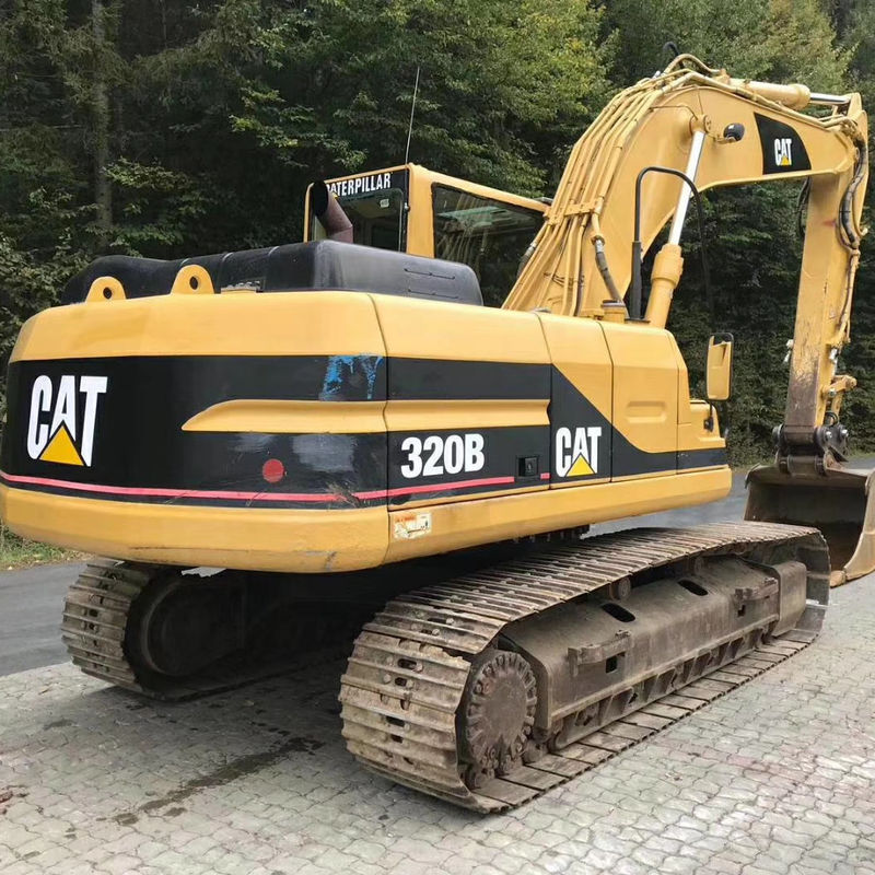 Used Second Hand CAT 320 320B Crawler Caterpillar Excavator 1M³ Bucket Capacity Diagnostic Tools