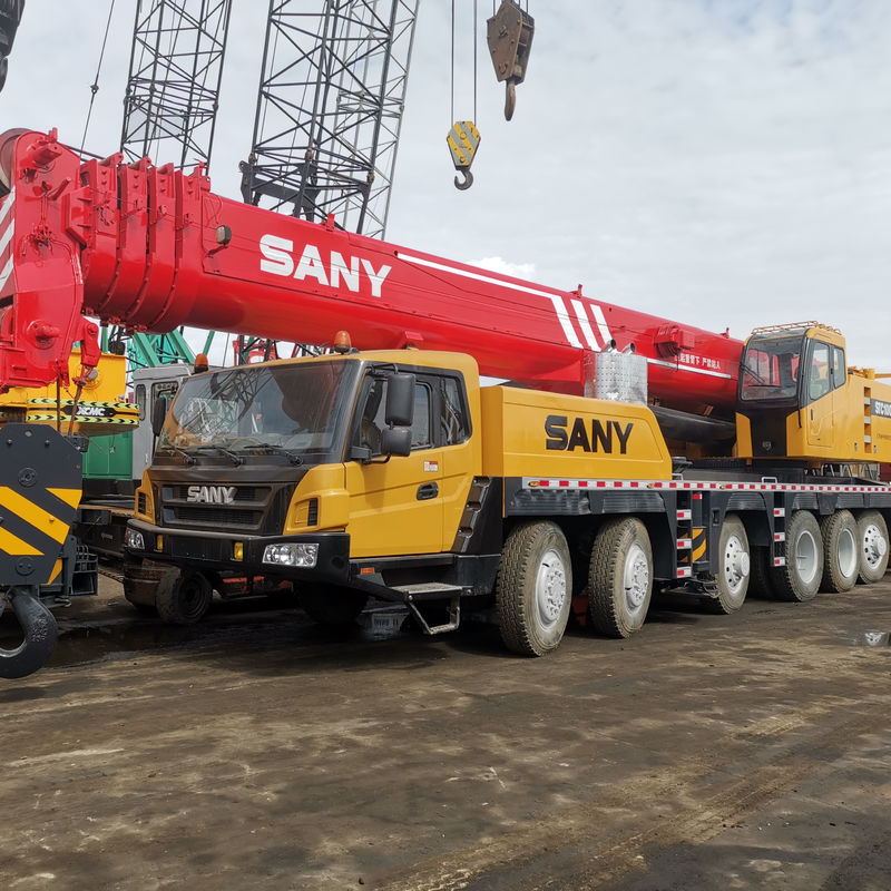 100ton Sany STC1000 used mobile crane with Original hydraulic pump and 0-2000 working hours
