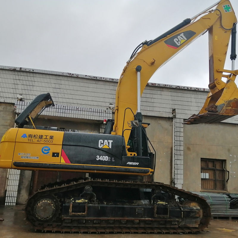 1M³ Bucket Capacity CAT Crawler Excavator 340D2 340 342D2 with 2001-4000 Working Hours