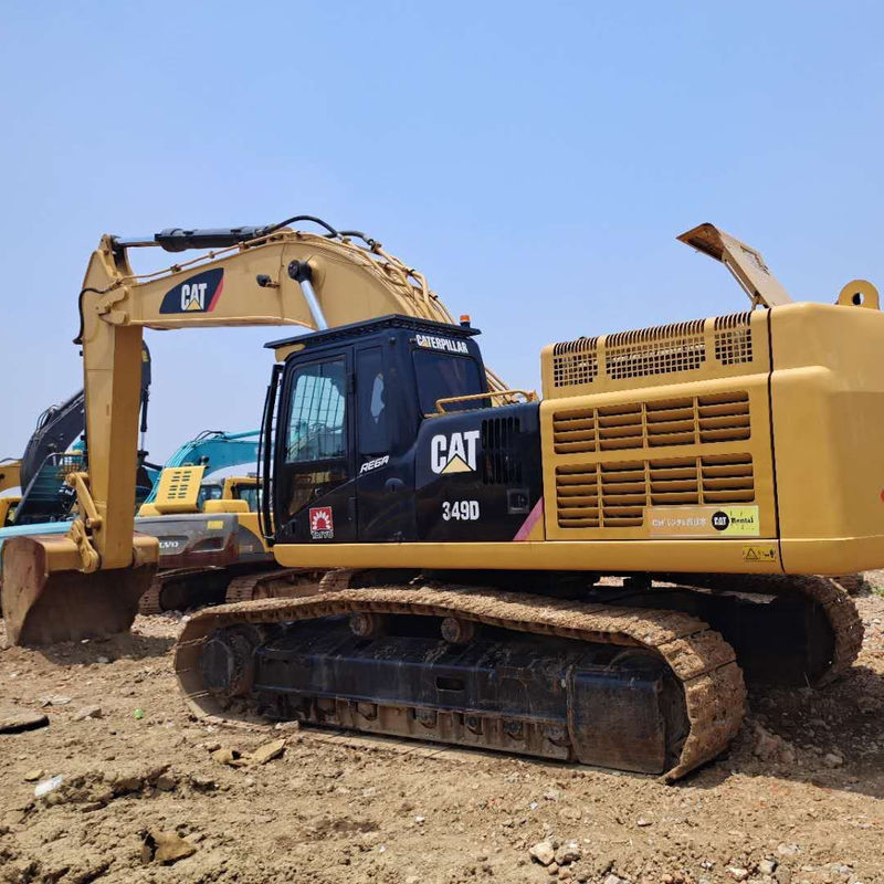 Low Working Hours Used CAT 349D Hydraulic Crawler Excavator 49TON with Original Engine