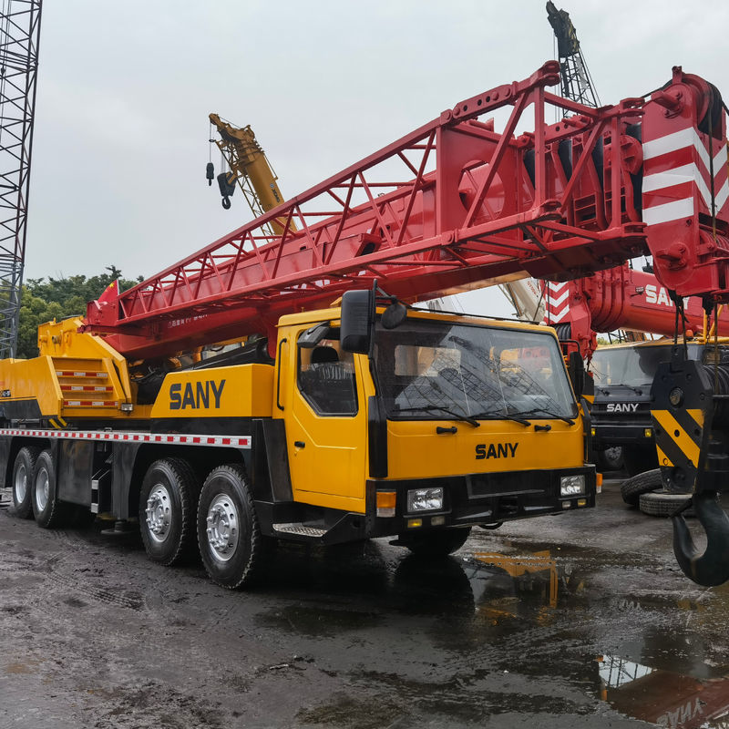 Perfect 50 ton lifting capacity truck crane with original hydraulic pump and cylinder