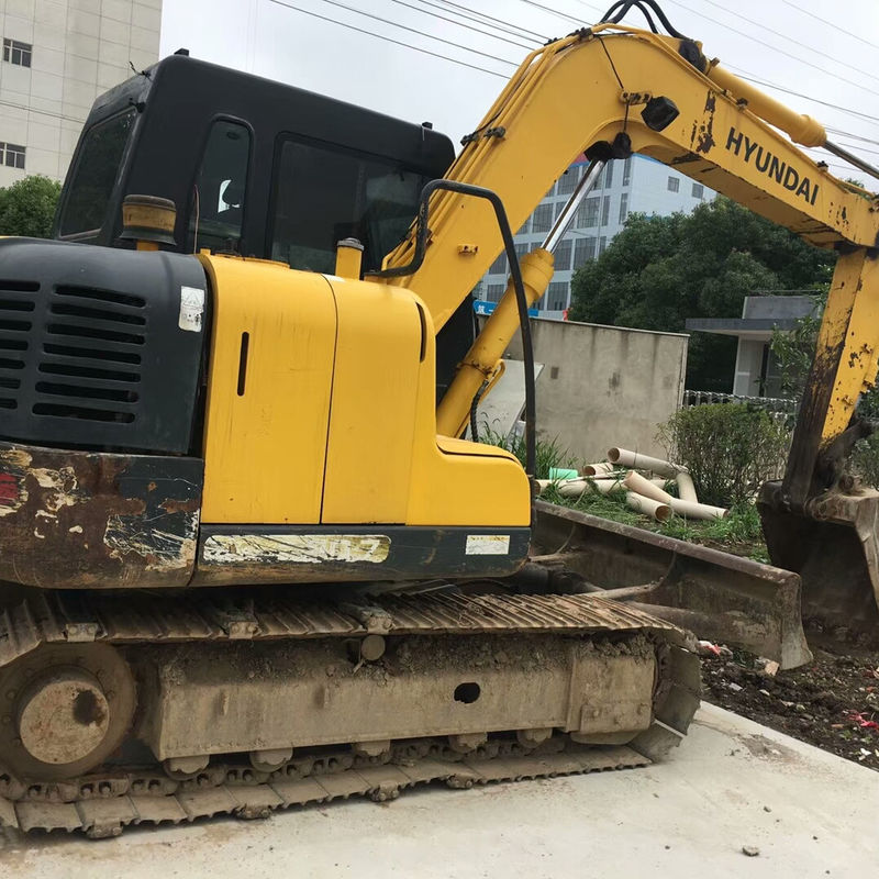Original Engine 8TON Operating Weight Mini Excavator HYUNDAI 80 Second Hand Machine
