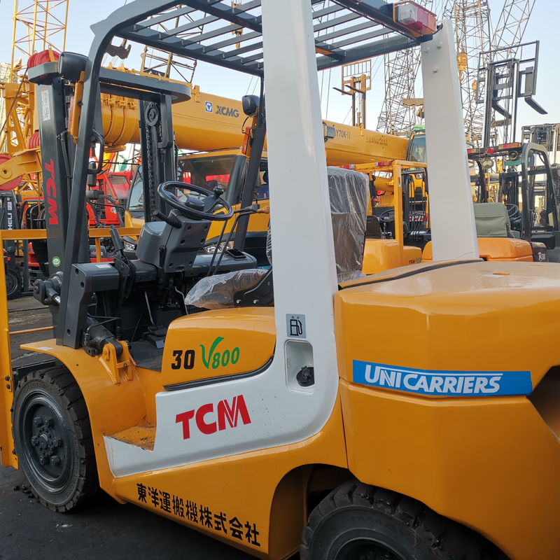 1200mm Fork Width TCM 3 Ton 3.5 Ton Diesel Forklift With ISUZU YANMAR MISUBISHI Engine