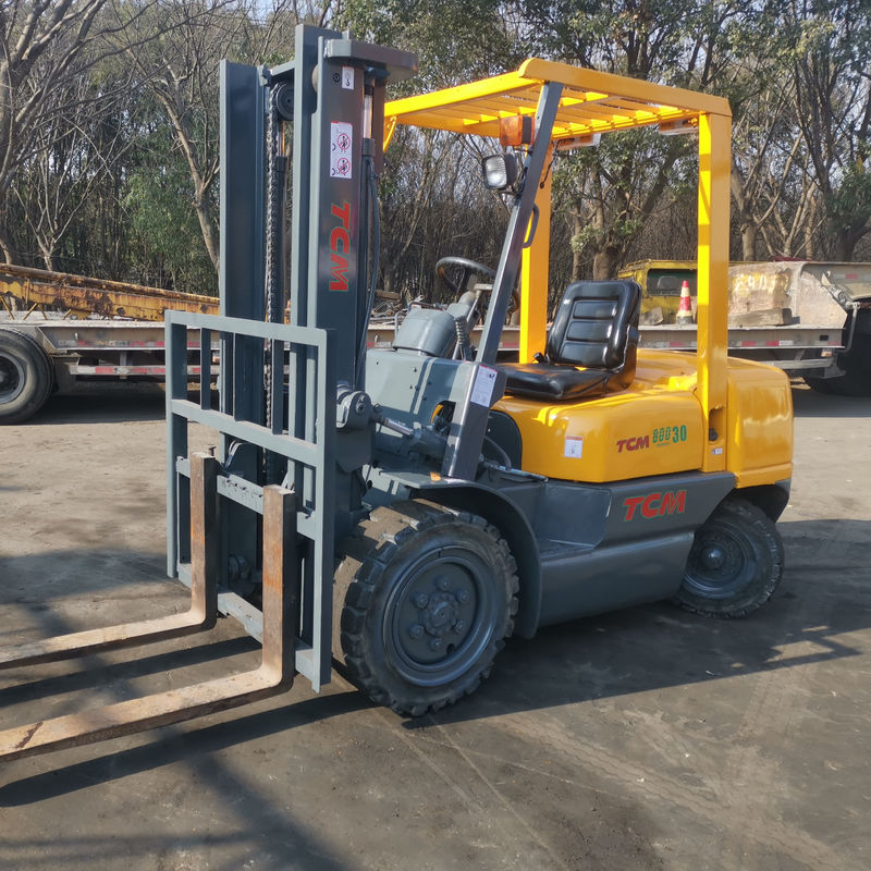 TCM 3T Forklift 3 Stages 2.5Ton 3Ton 3.5T 4T 5T 16T 30T Diesel and Electric Forklift