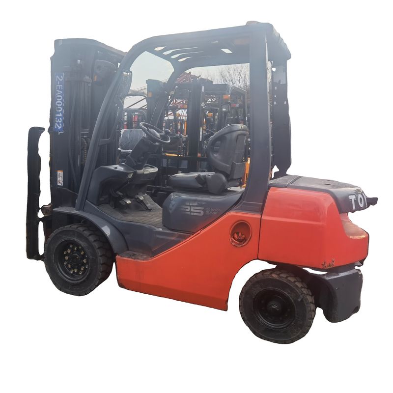 Used Japan Toyota FD25 Diesel Forklift with Routine Fork Length and at Affordable