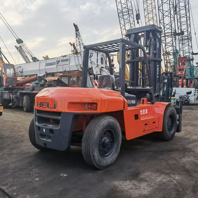 HELI 10 ton Tcm Forklift Bearing Maximal Forklift Container Lifting Forklift CPCD100