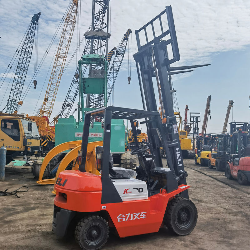 Food Beverage Shops Used Heli K20 diesel 2 ton diesel two mast forklift within budget