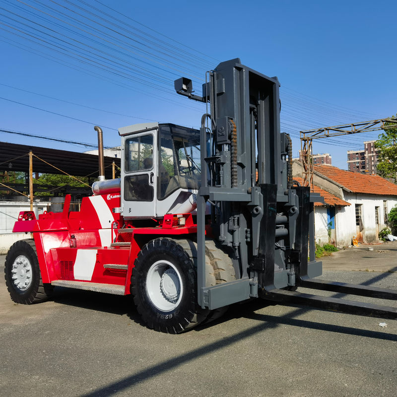 25 Ton Used Kalmar Forklift with Side Shift and 3 Mast Fork Lift Diesel Engine