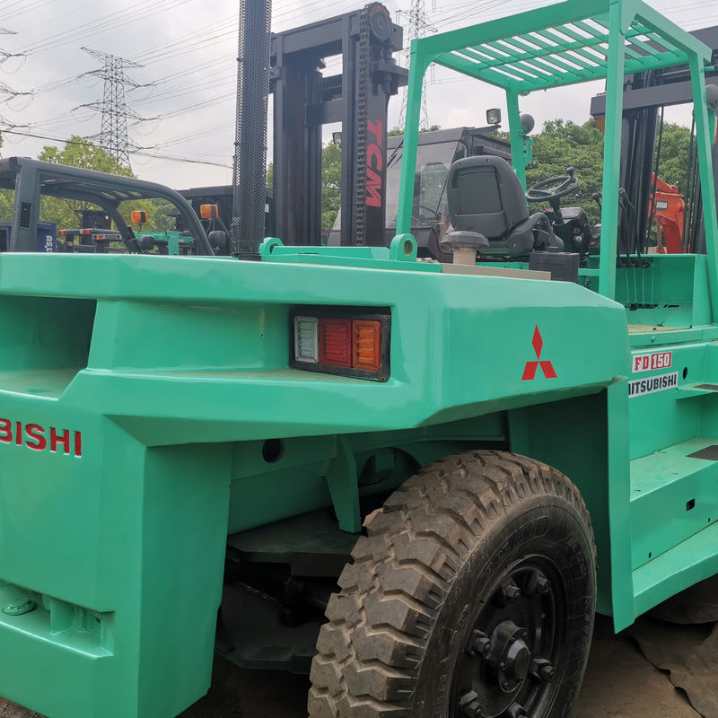 15 Ton Mitsubishi FD150 Second-hand Diesel Engine Lift Truck for Building Material Shops