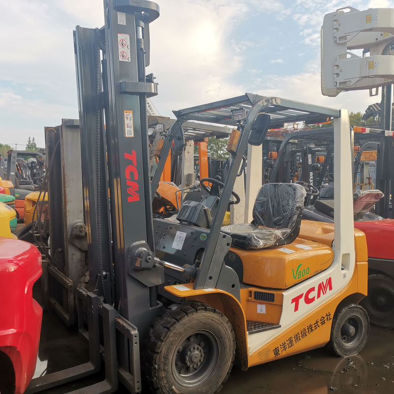 TCM Mini Forklift 1.5 Ton Electric Power Source Routine Fork Width